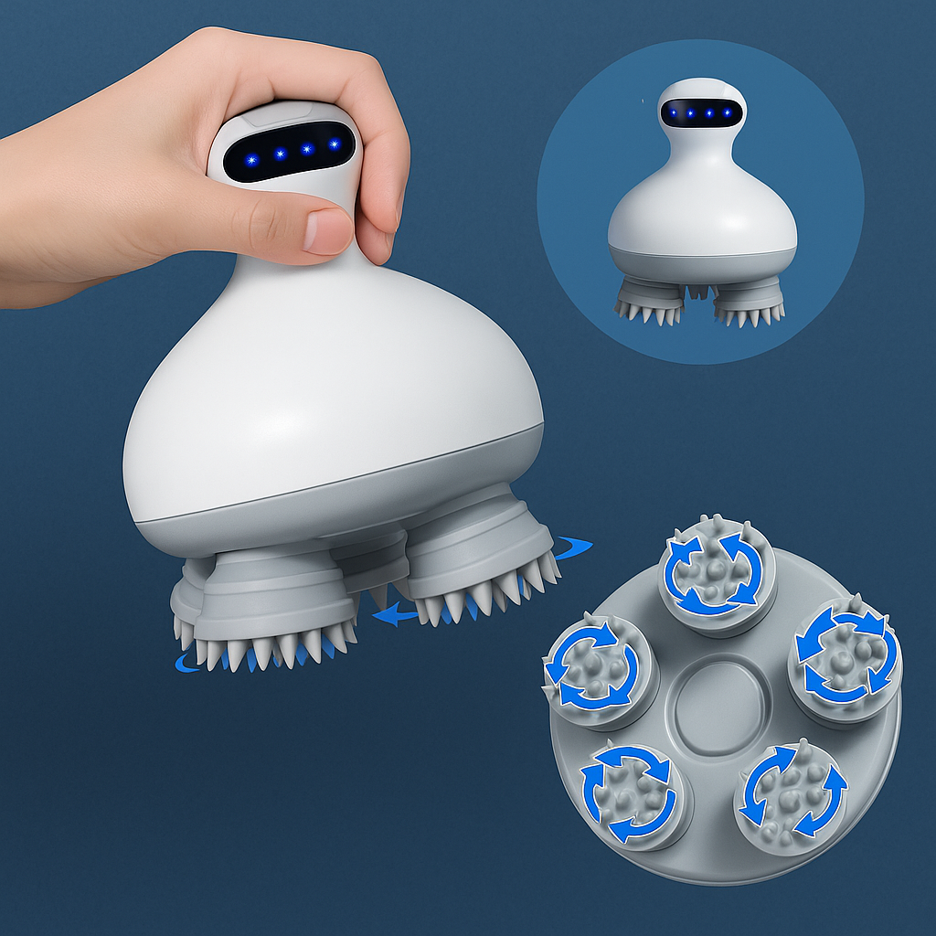 HeadSync ScalpPro - Cordless 96-Node Scalp Massager
